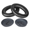 thumbnail image 3 of Almohadillas de repuesto premium para auriculares, almohadillas de repuesto compatibles con auriculares supraaurales, color negro, 3 of 4