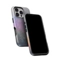 thumbnail image 5 of DesignSkinz Scratch-Resistant Hard Slim Case Compatible with iPhone 16 Pro (Compatible with MagSafe) - Tie Dye Unfocused Glowing Orbs of Light, 5 of 9