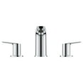 thumbnail image 3 of Grohe Bauloop 20225001 8-Inch Widespread 2-Handle M-Size Bathroom Faucet 1.2 GPM in Grohe Chrome, 3 of 5