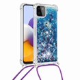 thumbnail image 1 of Funda FOXDOCK para Samsung Galaxy A22 5G con Cuerda Ajustable, Brillo Líquido, Protección Antigolpes y Lente – Ideal para Regalo, 1 of 6