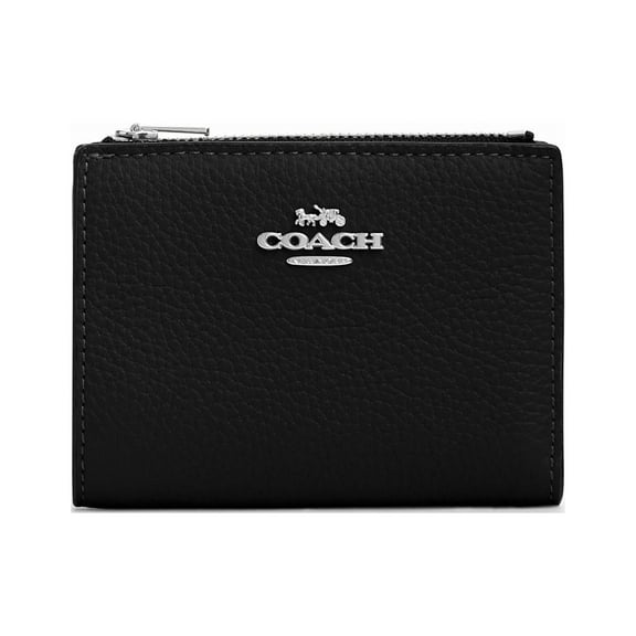 Coach Women's Leather Bifold Wallet (Black)