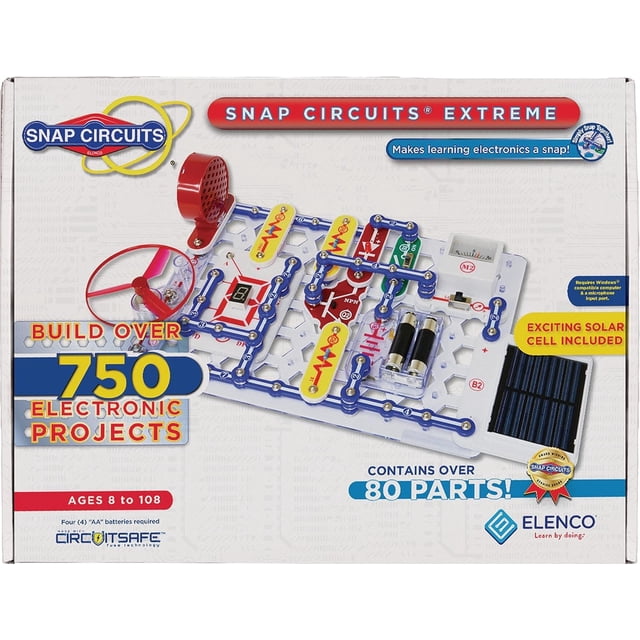 Kit de exploración electrónica Snap Circuits Extreme SC-750