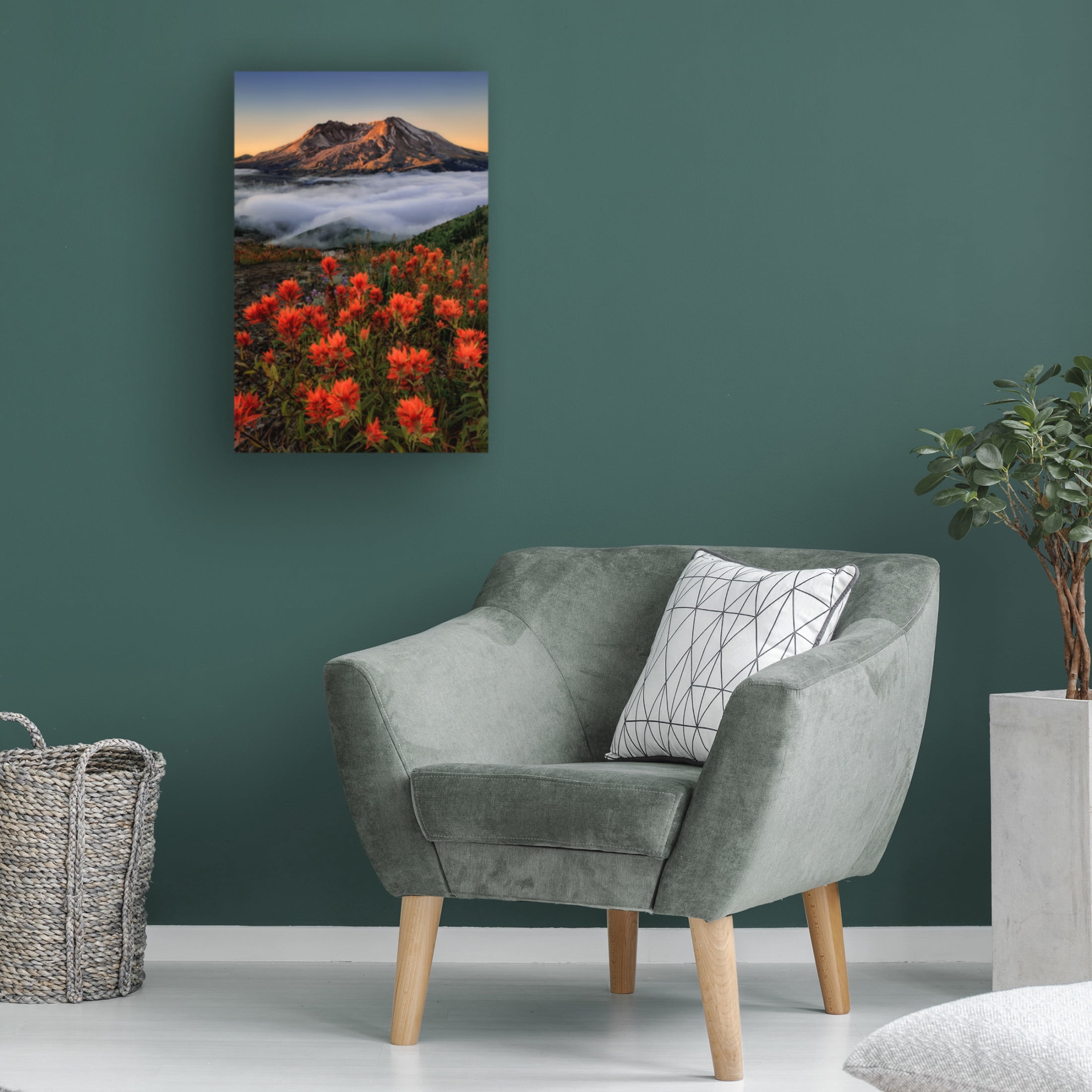 Canvas Wall Art - Lydia Jacobs 'Blooming' Wall Art for Living Room, Bedroom, or Office D?cor by Trademark Fine Art - 30 x 47 Inches