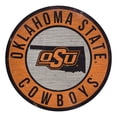 thumbnail image 2 of Oklahoma State Cowboys 12'' x 12'' State Circle Sign, 2 of 2