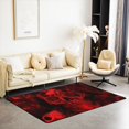 thumbnail image 2 of Race Car Area Rug 5x7 Ft Decorative Non-Slip Washable Rugs for Boys Men Women Bedside Large Carpet for Racing Enthusiasts, Racing Flag Decorative Accent Rug for Racer Bedroom Decor Living Room, 2 of 5