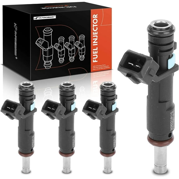 A-Premium Fuel Injectors Compatible with Chevrolet Cruze 2011-2015, Cruze Limited 2016, Sonic 2012-2015, L4 1.8L, Set of 4, Replace# 55570284, 25185231