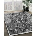thumbnail image 2 of Ahgly Company Indoor Round Patterned Dark Gray Area Rugs, 6' Round, 2 of 6