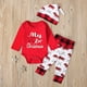 thumbnail image 3 of Ropa navideña para niños y niñas, mono, pantalones y gorro de Papá Noel, 70 yardas, 3 of 5