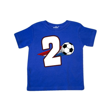 

Inktastic Second Birthday Soccer Gift Toddler Boy or Toddler Girl T-Shirt