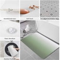 thumbnail image 4 of Kitchen Rugs and Mats,Sage Green Gradient Ombre Minimalism 2 Piece Anti Fatigue Area Runner Rug Set Comfort Standing Floor Mat,Modern Art Non Slip Absorbent Doormats for Laundry/Bathroom/Bedroom, 4 of 6