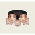 thumbnail image 2 of Plafon Rust 5 Luces Iluminación Luz Vic Innovador, 2 of 2