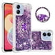 thumbnail image 1 of Funda para Samsung Galaxy A04E con Brillo Líquido Flotante, Purpurina, Parachoques y Anillo Giratorio Soporte, 1 of 5