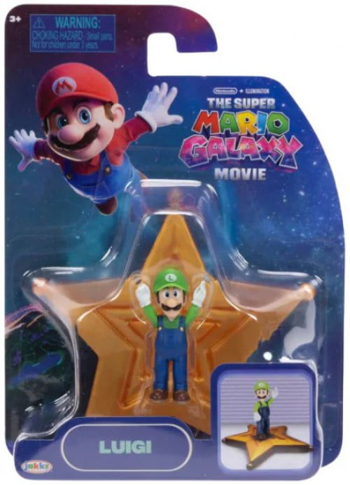 World of Nintendo Luigi Mini Figure, Wave 42, 2 1/2-Inch with