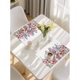 thumbnail image 5 of Spring Floral Placemats Set of 4, Watercolor Daisy Lily Lavender Plants Garden Placemats for Dining Table, Place Mats for Kitchen Tabletop, Waterproof Wipeable Dining Table Mats Set, 5 of 9