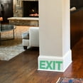 thumbnail image 2 of EXIT Sign Noctilucence Luminous Wall Sticker Decal Emergency Door Gate Safety Sign (6.5 x 19cm), 2 of 6