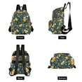 thumbnail image 4 of FORMRS Mini Backpack Purse for Women Quilted Travel Daypack Casual Shoulder Bag, Blue Lemons, 4 of 7