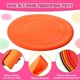 thumbnail image 2 of 15 Pack Dog Flying Disc Silicone Puppy Flyer Toy Soft Dog Floating Saucer Indestructible React Faster Training Interactive Toys 5 Colors, 2 of 4