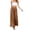 Khaki, variant on Boho Tiered Palazzo Pants for Women, Spliced Wide Leg High Waist Trousers, Flowy Summer Lounge Slacks, Solid Color Casual Bottoms