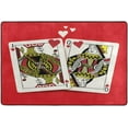 thumbnail image 4 of Dreamtimes Queen King Hearts Non-Slip Area Rug 72"x48", Valentine's Day Soft Non Slip Washable Floor Mats for Indoor Front Porch,Living Room, Bedroom,Kitchen, 4 of 5