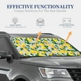 thumbnail image 4 of Balery 2 Piece Lemon Seamless Pattern Oil Painting Effect Car Windshield Sun Shade|Foldable Front Windshield Shade for Car Front Window for Most Sedans SUV Truck-Small, 4 of 7