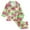 A-Green, variant on Girls Pajamas Kids Casual Cute Cartoon Graphic Print Long Sleeve Flat Collar Button Down Shirts And Pants Sleepwear 2 Piece Set Comfortable Soft Daily Nightwear,6-7 Years