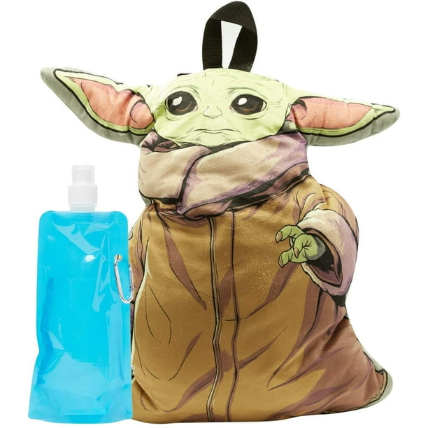Star Wars - Baby Yoda Plush Backpack Set - Star Wars Baby Yoda Boys 3D Plush Backpack Set (Baby