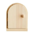 thumbnail image 1 of Elodie Wood Door Outlet Cover Creative Decorative Socket Panel Wall Plate Protector Light Brown, 1 of 8