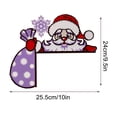 thumbnail image 3 of Ganfancp Colgante Decorativo de Esquina de Puerta de Papá Noel Regalo de Navidad Colgante Decorativo de Esquina de Puerta de Acrílico Ofertas Del Día Liquidación Colgante de Esquina de Puerta*1, 3 of 6