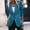 Blue, variant on Dgankt Blazers for Women Fall Fashion Bussiness Casual Blazers Open Front Long Sleeve Jacket with Shoulder Pads,Size S-2XL