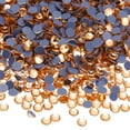 thumbnail image 1 of Uxcell 1440 Piezas de Rhinestone Hotfix Flatback de 4 mm, Gemas Redondas de Resina para Manualidades, Ropa, Decoración DIY, Arte de Uñas, (SS16, Champagne), 1 of 7
