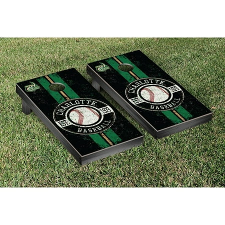 Charlotte Baseball - North Carolina Charlotte 49ers Regulation Cornhole Game Set Baseball Vintage Version