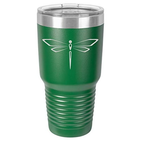 

Tumbler Stainless Steel Vacuum Insulated Travel Mug Dragonfly (Green 30 oz)