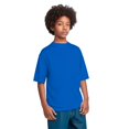 thumbnail image 5 of Zfeel Kids Breathable Moisture-Wicking T-Shirt, Comfortable Short Sleeve Casual Tee, Royal, XL, 5 of 6