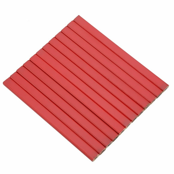 Black Lead Carpenter Pencil,72Pcs 175mm Octagonal Red Octagonal Carpenter Pencil Red Carpenter Pencil Revolutionary Design