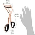 thumbnail image 4 of SHANY Luxe Lashes Eyelash Curler - Professional Makeup Tool With Two Silicone Replacement Pads, Gentle Curl, Crease-Free, No Pinching Or Pulling, Lightweight Design For Easy Travel - ROSE GOLD, 4 of 5
