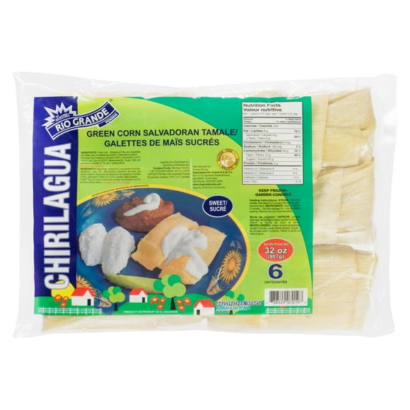 Rio Grande Chirilagua Corn Salvadoran Tamale, 1 kg, 6 Units