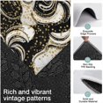 thumbnail image 3 of Black Marble Gold Dot Pattern Kitchen Rugs Sets Of 3,Kitchen Runner Rugs Non Skid Washable,Decorative Kitchen Floor Mats for Kitchen,Sink,Laundry,17"x30"+ 17"x47" + 17"x59", 3 of 6