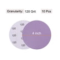 thumbnail image 2 of 10 Pack 4-Inch Purple Sanding Discs 120 Grits Hook & Loop Professional Aluminum Oxide Sandpaper, 2 of 6