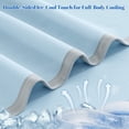 thumbnail image 3 of PHF Double Cooling Blanket for Hot Sleepers Twin Size, Arc-Chill Q-Max>0.5 with Double Cooling, Summer Blanket Absorbs Heat to Keep Cool All Night (Ice Blue, 60"x80"), 3 of 8