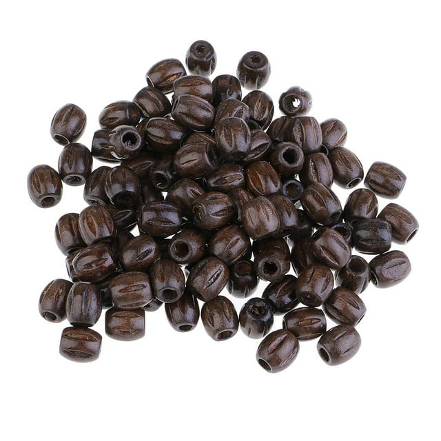 50 Piezas 10x8mm Barril Gran Agujero Espaciador De De tirarere De Sandía Tallada Para Joyas De Bricolaje Macrame Y Accesorios