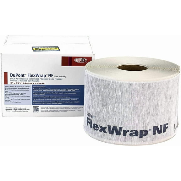 Dupont Tyvek FlexWrap NF - 6" x 75' Roll - 2 Pack
