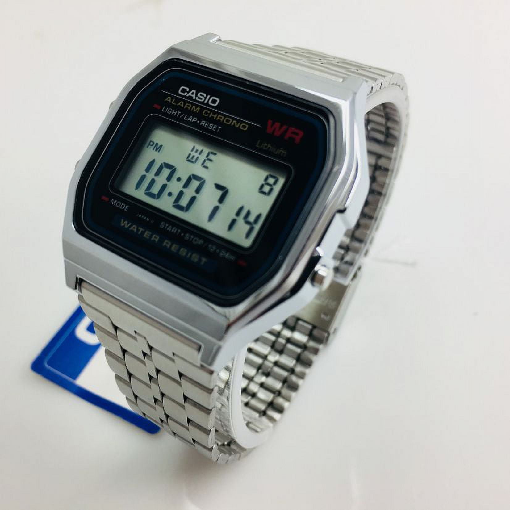 Men's Digital Classic Steel Band Watch A159WA-N1D