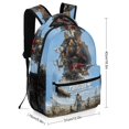 thumbnail image 2 of Fallout Backpack with Safety Whistle, Comfortable Cute School Bag Great, 2 of 5