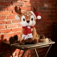 thumbnail image 6 of The Big Save karymi Christmas Deer Plush Doll with Scarf Soft Stuffed Animal Toy Festive Holiday Gift for Children Bedroom Decor 9 Inch Funny Christmas Gifts Winter Savings up to 90% off, 6 of 6