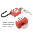 thumbnail image 4 of Tagout Lock, UV Proof Rustproof   Impact Resistant With Brass Keys For Industrial Equipment, 4 of 8