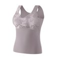 thumbnail image 2 of Wensltd Elastic Tank Top for Women Seamless Printed Pattern Built In Bra Sleeveless Thermal Top Multicolor, 2 of 3