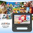 thumbnail image 6 of 2024 Kids Tablet JUSYEA 7 inch Android 11  Kids Edition Tablets  Battery Wifi Bluetooth Entertainment Education Black, 6 of 7