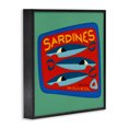 thumbnail image 3 of Stupell Industries Modern Bold Sardines Can Black Framed Giclee Art, 12 x 12, by Carrie Cantwell, 3 of 8