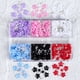 thumbnail image 1 of Joyas de uñas con cinco flores en caja, 6 tamaños de caja, joyas de flores de resina mixta, 1 of 1