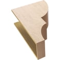 thumbnail image 6 of 10"W x 20"D x 30"H Classic Ridgewood Rough Cedar Woodgrain TimberThane Corbel, Primed Tan, 6 of 6
